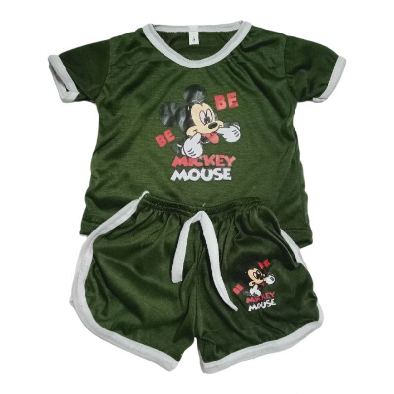 Lover.Fashion,Setelan Anak Playfull Karakter Mickey 1-3 Tahun