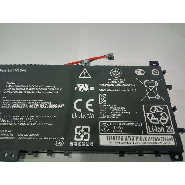 batre Baterai Battery Laptop Original Asus VivoBook S451