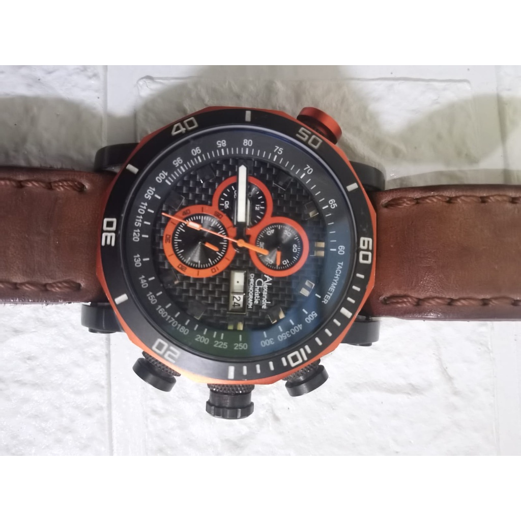 jam tangan pria ALEXANDER CHRISTIE 6308MC original quality kondisi second harga nego