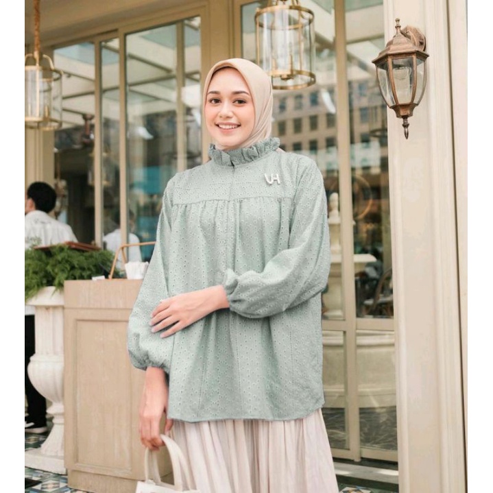 Darling Blouse Sage S By Vanilla Hijab