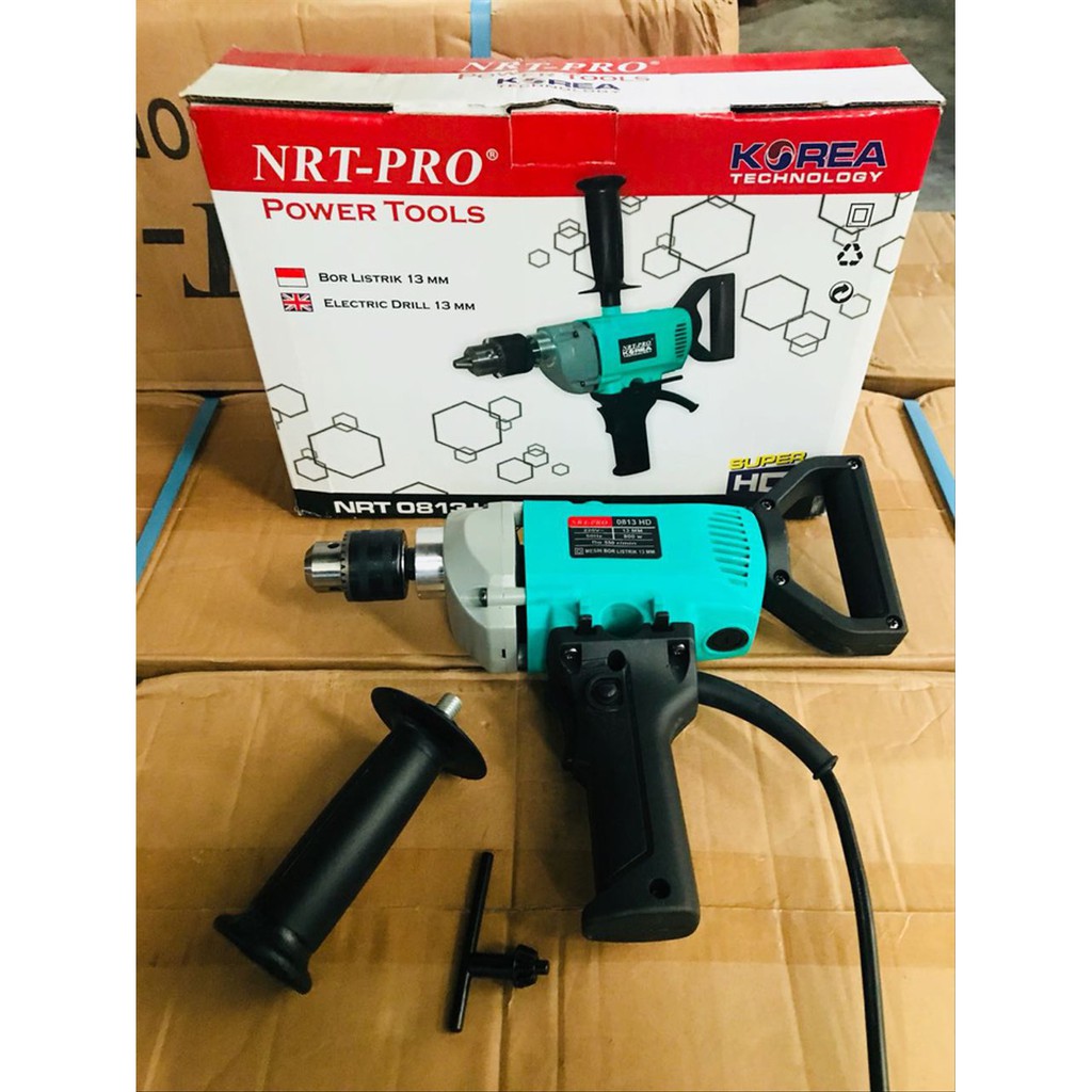 Bor Listrik 13mm merk NRT PRO type 0813 HD Berkualitas