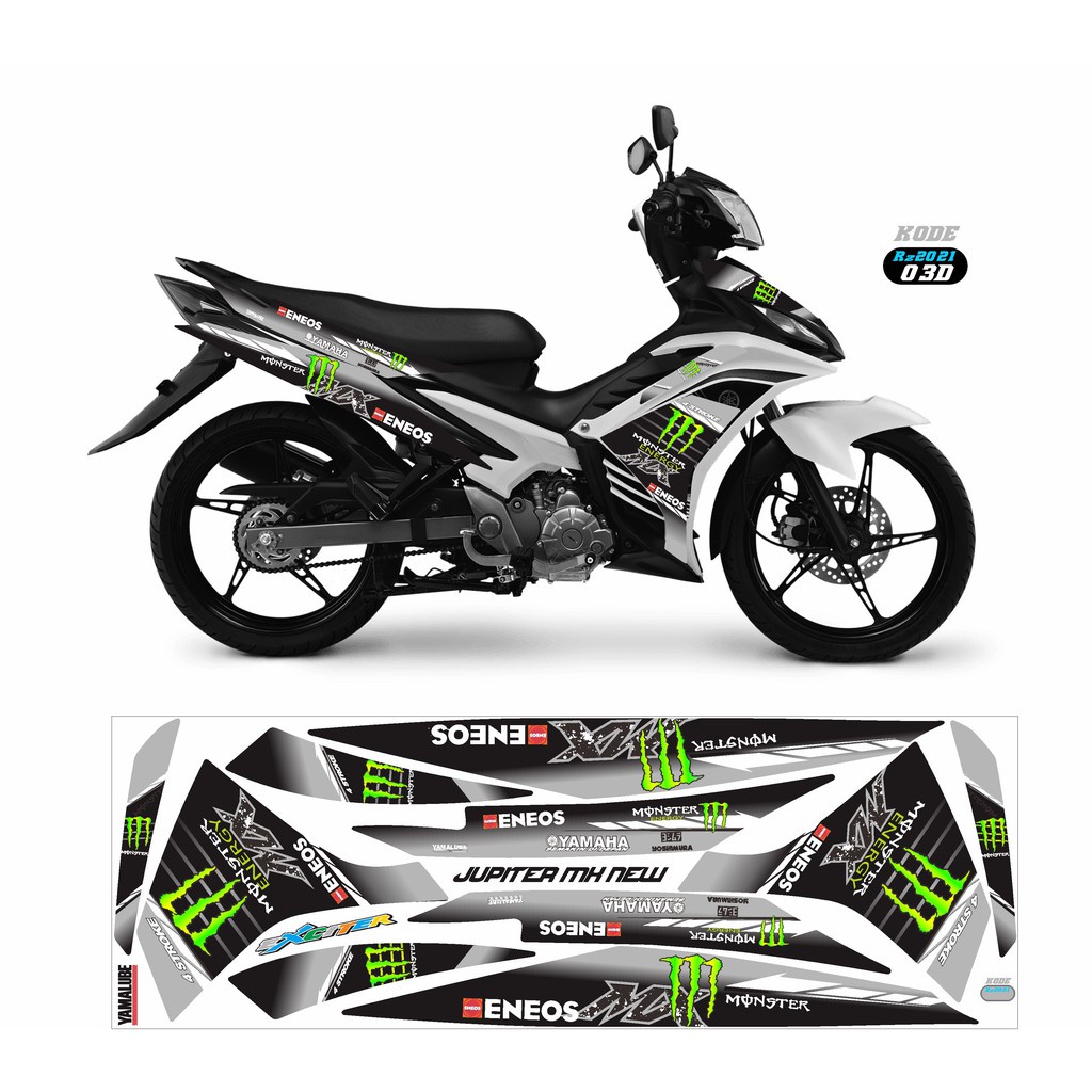 Striping jupiter mx 135 new 2012 2013 2014 2015 2016 decal jupiter mx new 135  variasi jupiter mx