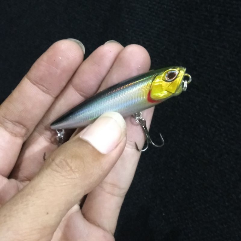 Lure minnow spinning  WTD Pencil Umpan Pancing 6.5cm/6g Minnow Popper Replica DW59 Floating Fishing 
