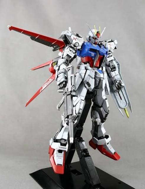 Bandai Pg 1/60 Skygrasper Sky Grasper + Aile Striker Strike Gundam Not Perfect Strike