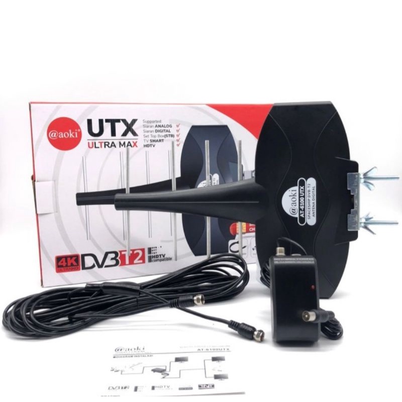 Antena TV DIGITAL UTX ULTRA MAX FULL HD Antena indoor dan outdoor /Minato M701 UTX  M702 UTX / AOKI 