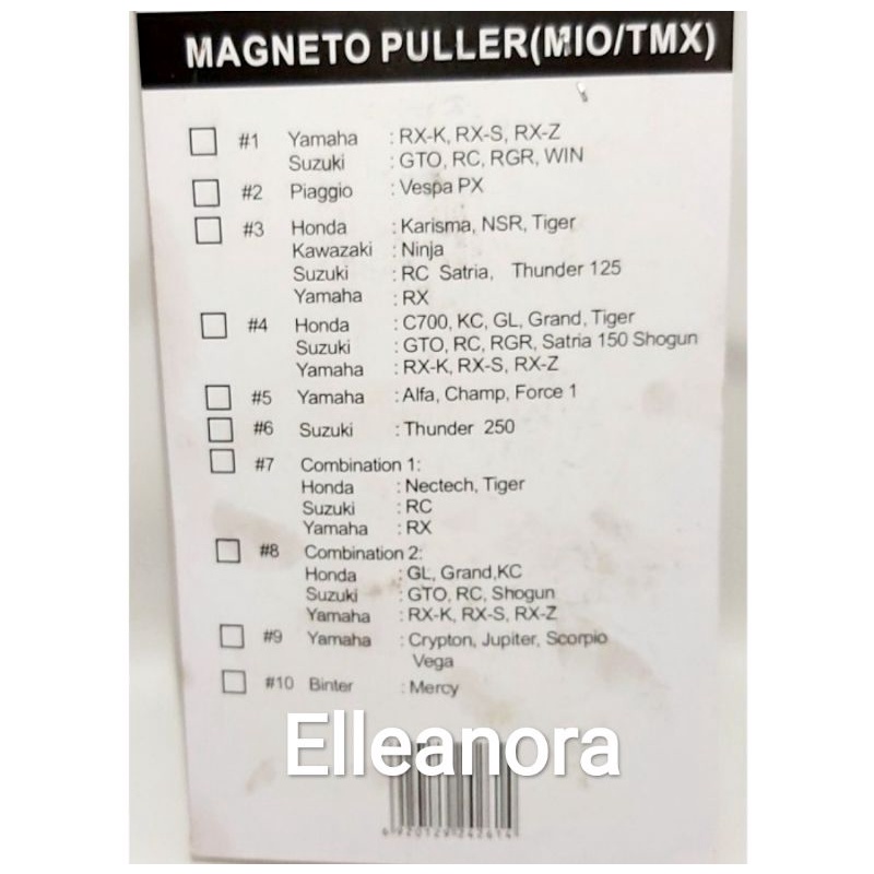 Magnet Puller No 4/Treker Magnet Motor No 4 Termurah Berkualitas
