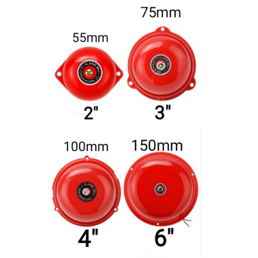 BELL KRING / ALARM / BELL SEKOLAH / BELL PABRIK / BELL 2&quot;/3&quot;/4&quot;/6&quot;/8&quot;