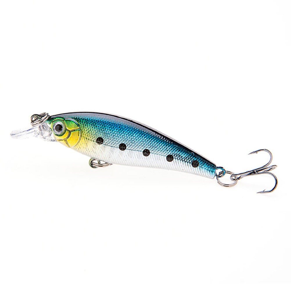 [Jianxin] Umpan Pancing Crankbait Simulasi Mata 3d 7.5cm 6.7g Dengan Kait