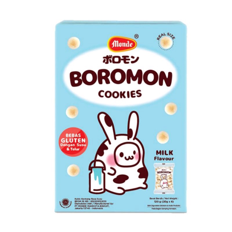 

Monde boromon cookies 120gram original/milk