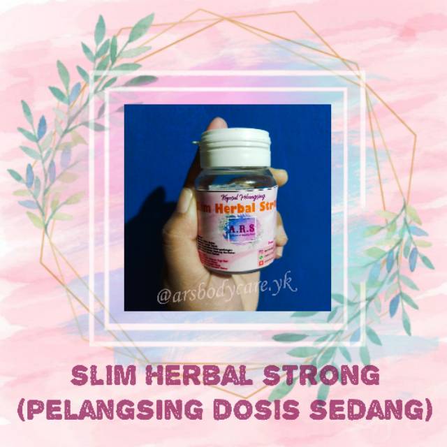 Kapsul Pelangsing Ori 100% / Kapsul diet herbal strong merah red / Kapsul diet strong best seller