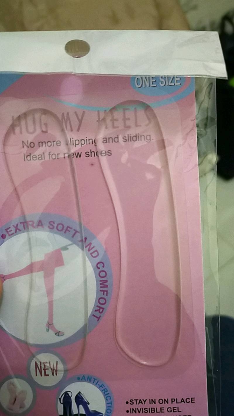 1 Pasang Insole Gel Tumit / Insole Silicon Tumit / Insole Septu Wanita / Insole Sepatu Kerja