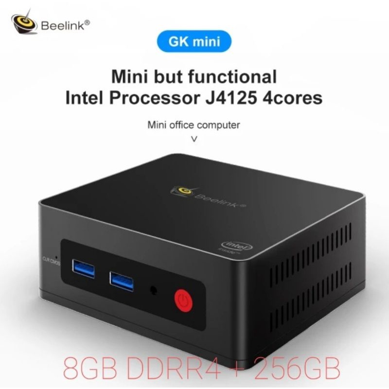 Mini Pc Beelink GKmini J4125 8GB/256GB Intel Gemini Lake Windows 10