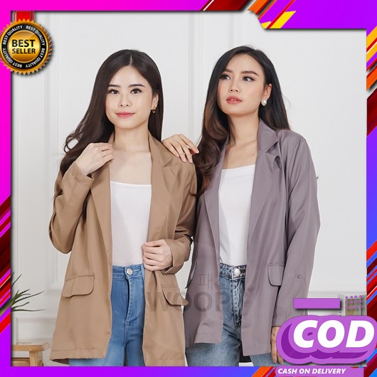 Blazer Wanita Semi Formal/Jas Wanita Korea/Jas Wanita Blazer Pepito Formal Blazer Atasan Wanita Top