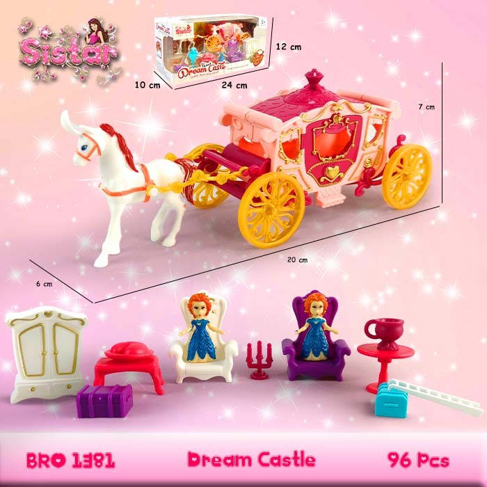 ​MURAH BRO1381 BRO1382 BRO1383 Miniatur Rumah Rumahan Istana Kastil Princess Putri Mainan Anak Perempuan SISTAAR