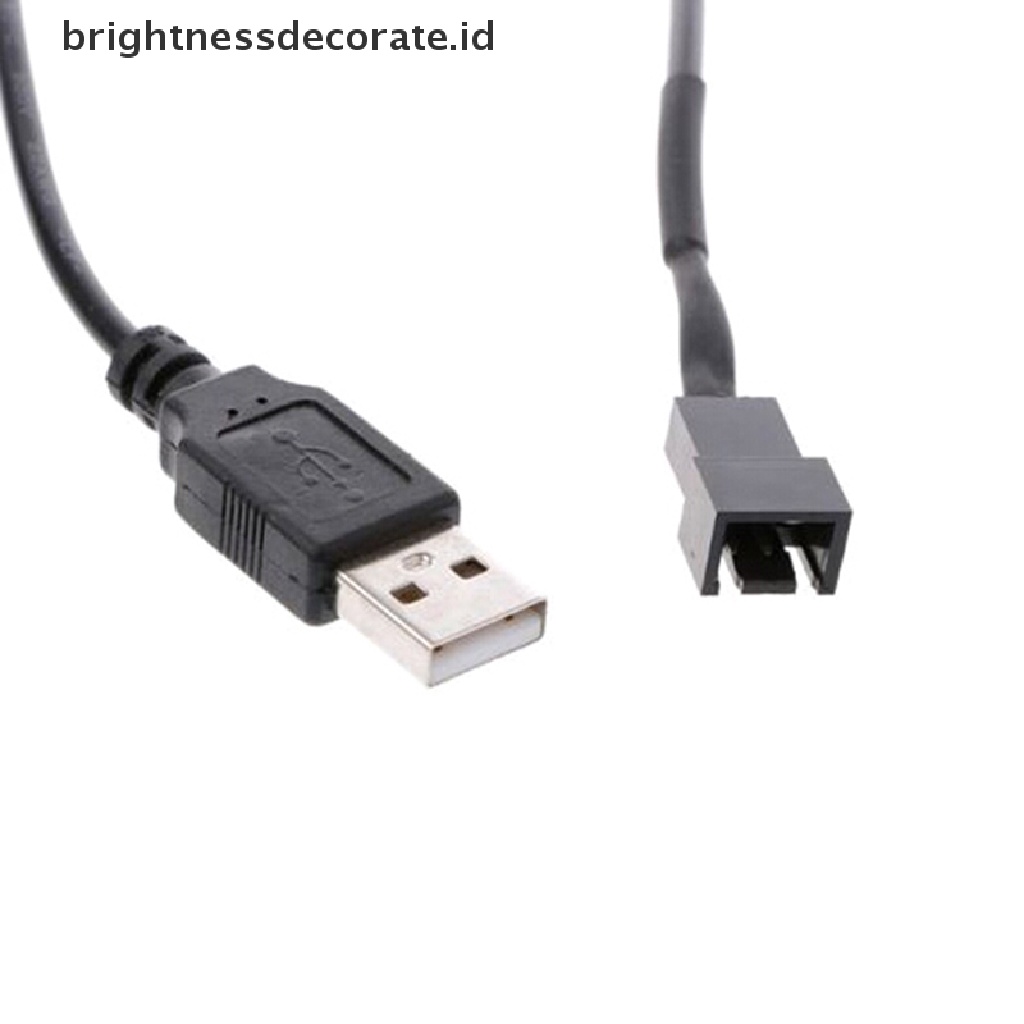 5v Kabel Adapter Konektor Usb 2.0a Male Ke 4 Pin Untuk Kipas Pc