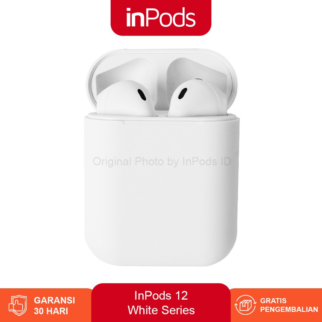 Headset Bluetooth InPods 12 Series Earphone Wireless untuk iOS dan Android Termurah Hedset Model Ter