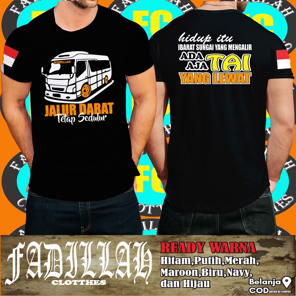 Kaos Baju ELF Travel Sedulur Dengan Kata-Kata Baju Otomotif