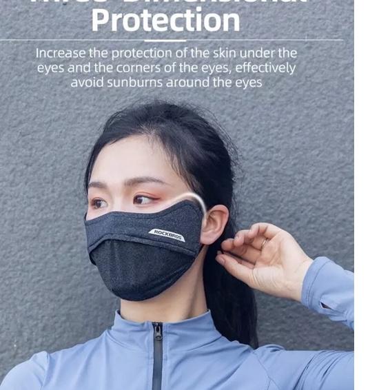 New Rockbros KZ002 KZ002-W White Mask Masker Breathable Anti UV Polution Cycling Running Sport