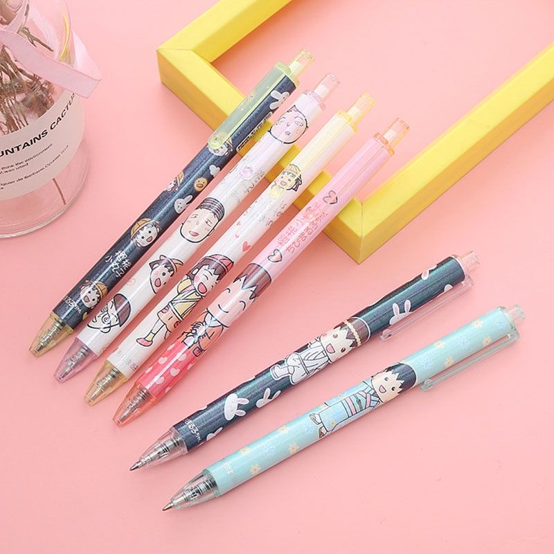 

Pulpen Gel Mekanik Motif Cartoon Chibi Maruko Pulpen Pelajar Dan Kantor Pena Lucu Cherry