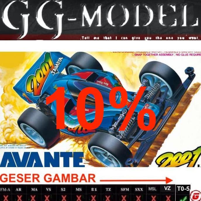 DISCOUNT REP TAMIYA 18031 AVANTE 2001 JR RZ