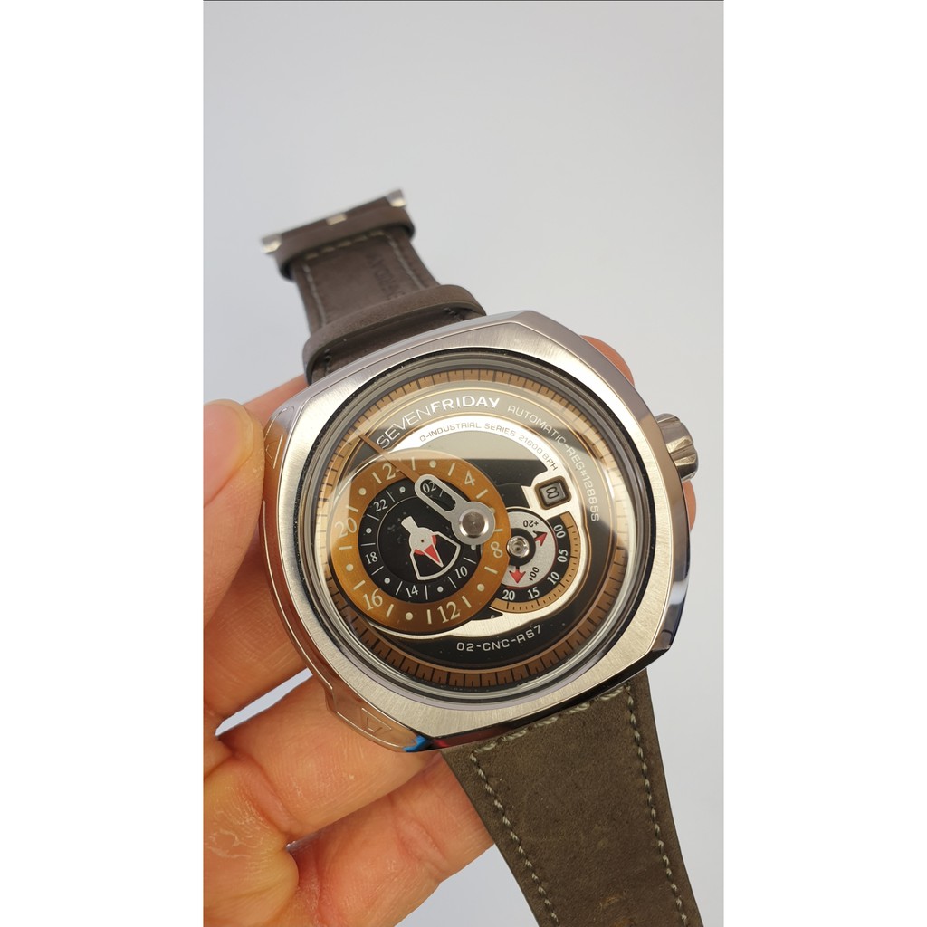 Jam Tangan Seven Friday 7F Q3 /01 No Box VIP Clone Mirror