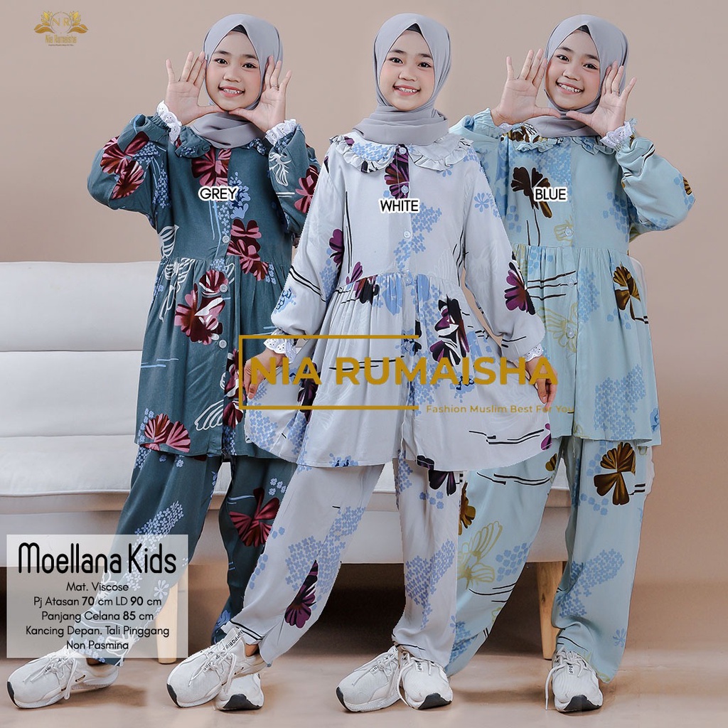 Setelan Rayon Baju Anak Perempuan Setelan Rayon Kapelan Ibu Anak Kekinian Terbaru / Kapel Ibu Anak