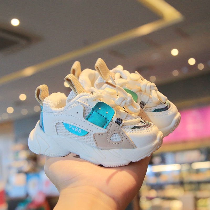 Sepatu Kids anak sneakers Import motif Casual tali sepatu