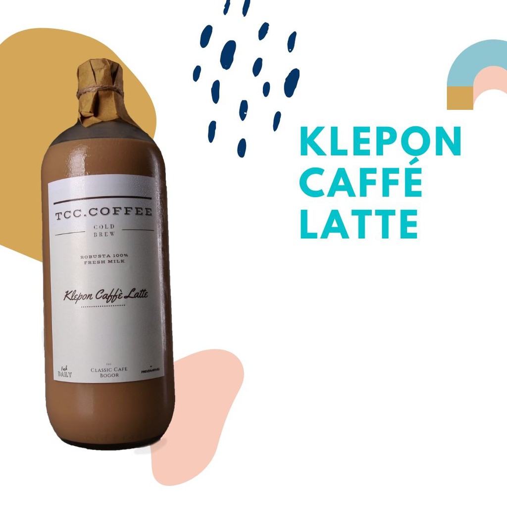 

1 Liter 'Klepon Caffe Latte' (fresh milk - tanpa pengawet)