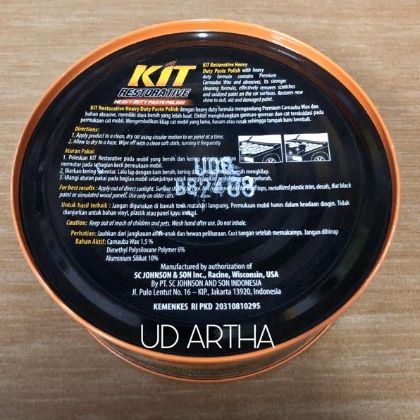 ✥ Kit Restorative Paste Wax / Kit New Car Paste Wax / Kit Original Light Paste Polish 225 gram ⅎ