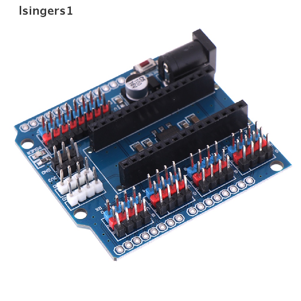 (lsingers1) Nano I / O Modul sensor shield expansion Untuk arduino r3 nano