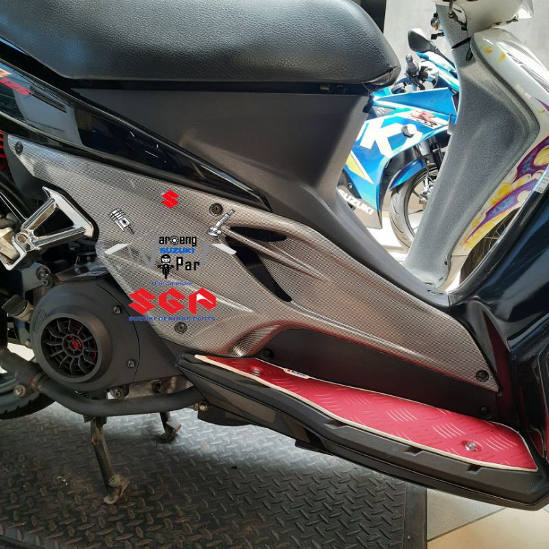 cover frame side carbon 2pcs suzuki skywave original SGA