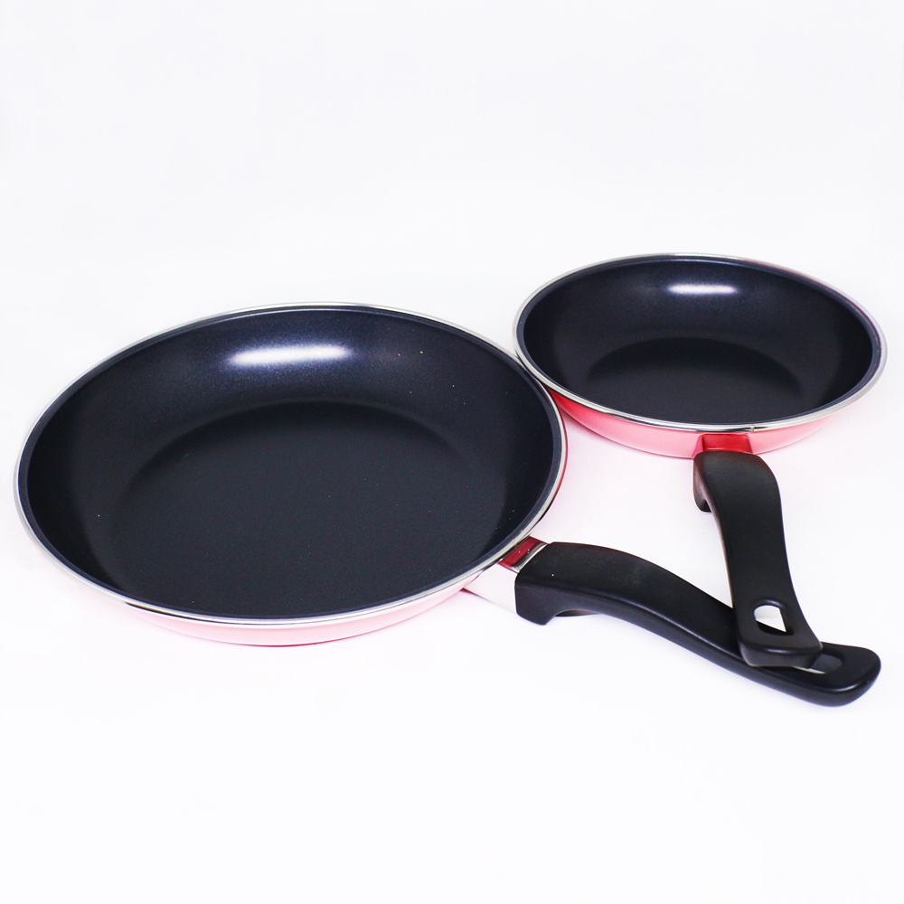 FM - Frypan Set warna 18 dan 23 cm - isi 2 pcs