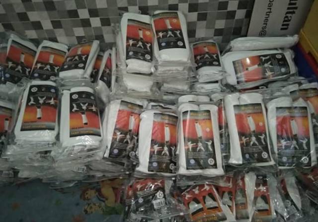 (MAINANKYU) Genital pelindung kemaluan import beladiri