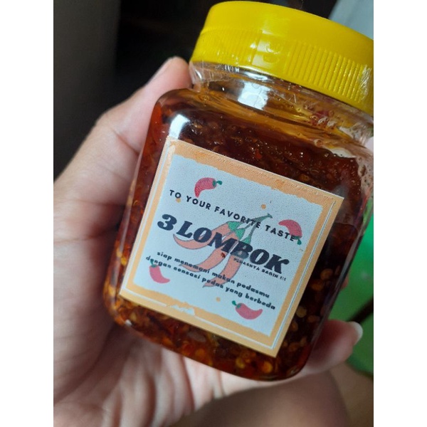 

Sambal bawang homemade 3 lombok