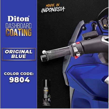 Pilok Diton Dashboard Coating 9804 Original Blue / Dasbor Biru 400ml