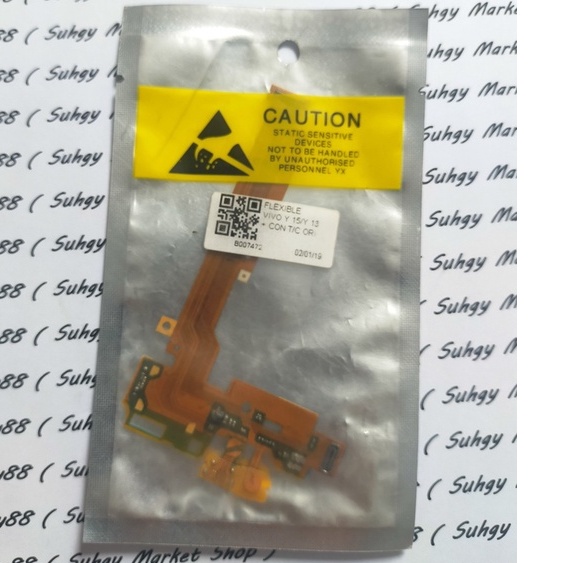Flexible cas Charger handphone Vivo Y15