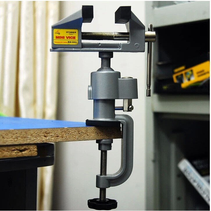 R'DEER RH-002 Mini Vice / catok jepit meja bisa di putar