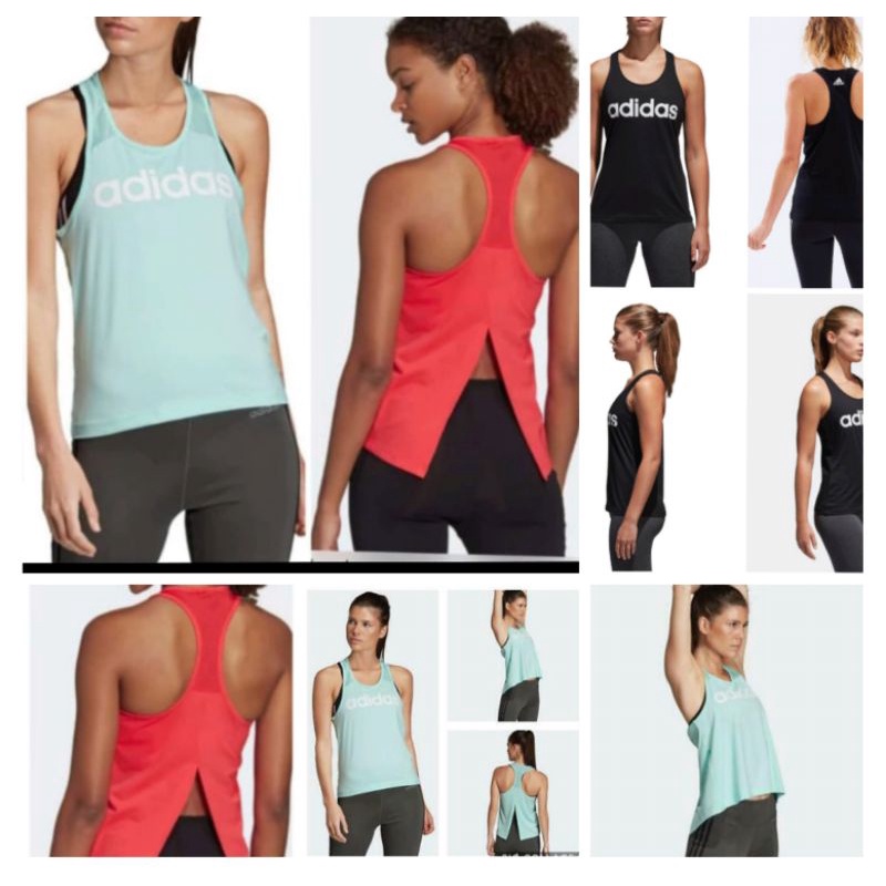 Tanktop Adidas Senam Wanita Zumba, Aerobik Yoga , Gym  Olah Raga , Fitness Original Branded