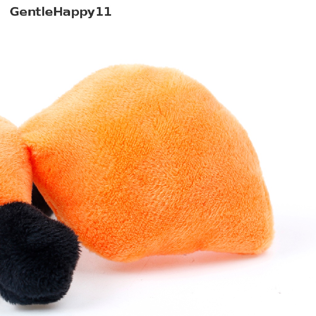 Gentlehappy 1Pc Bros / Pin Boneka Rubah Kartun Mini Bahan Plush Untuk Aksesoris Tas / Pakaian