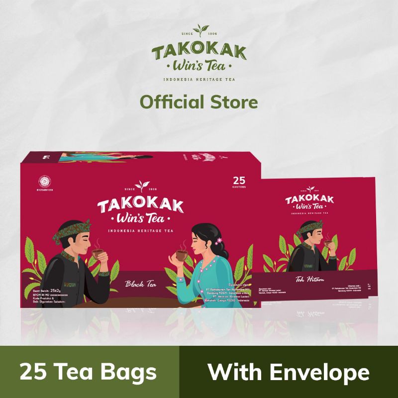 

Teh Takokak Black Tea with Envelope