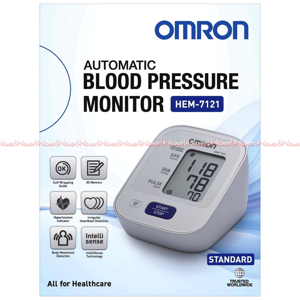 Omron automatic blood pressure HEM-7121 Alat Ukur Tensi Tekanan darah