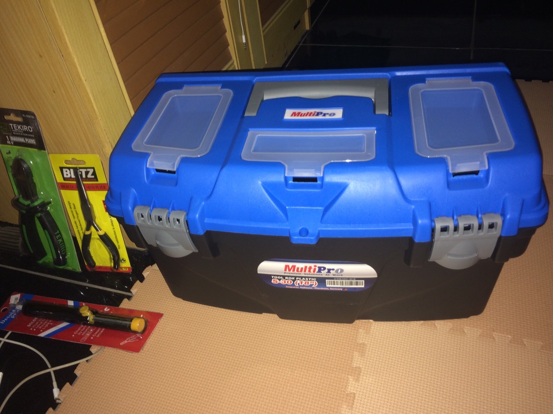 Multipro Toolbox 18 Tool Box Plastik Tempat Menyimpan Perkakas Multipro Tempat Perkakas