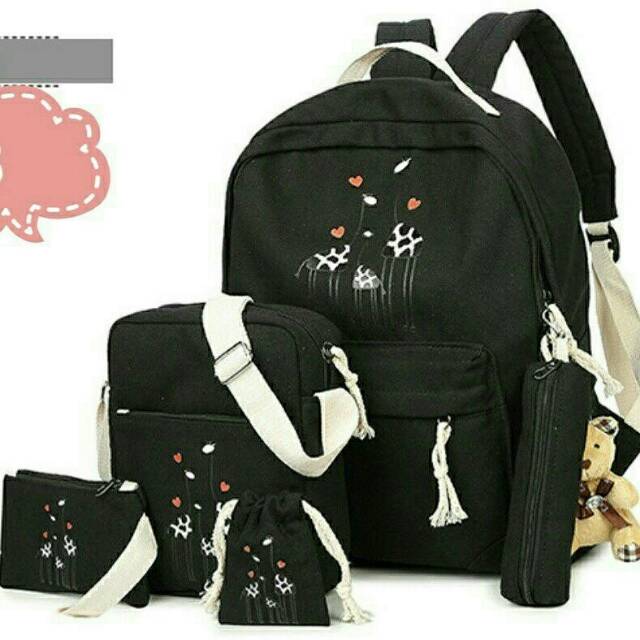 Backpack jerapah /tas Batam/tas sekolah fashion wanita modern/tas ransel murah