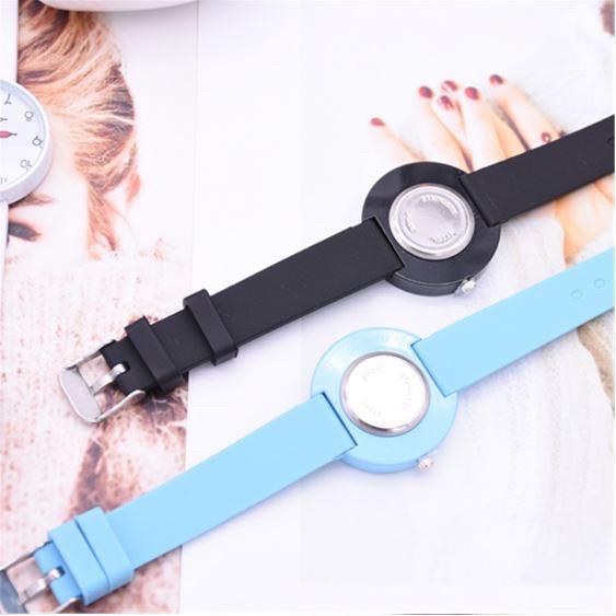 BAJ JAM TANGAN MURAH PRIA WANITA ANALOG RUBBER SHSHD  HARAJUKU CANDY CAT KOREAN STYLE FISH GN028