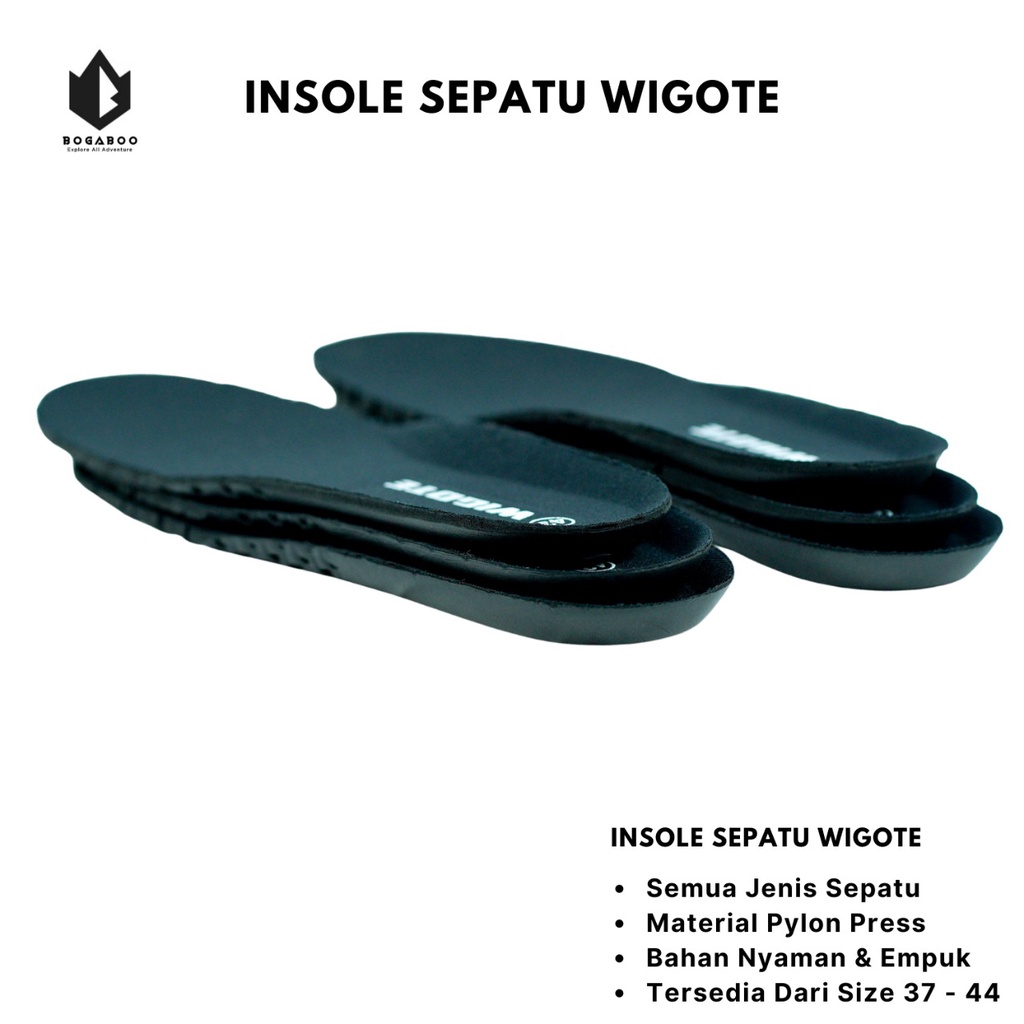 Bisa COD INSOLE SEPATU WIGOTE - Bahan Phylon - Alas Sepatu - Tatakan Dalam Sepatu Sepasang 2 PCS Sepatu Longgar