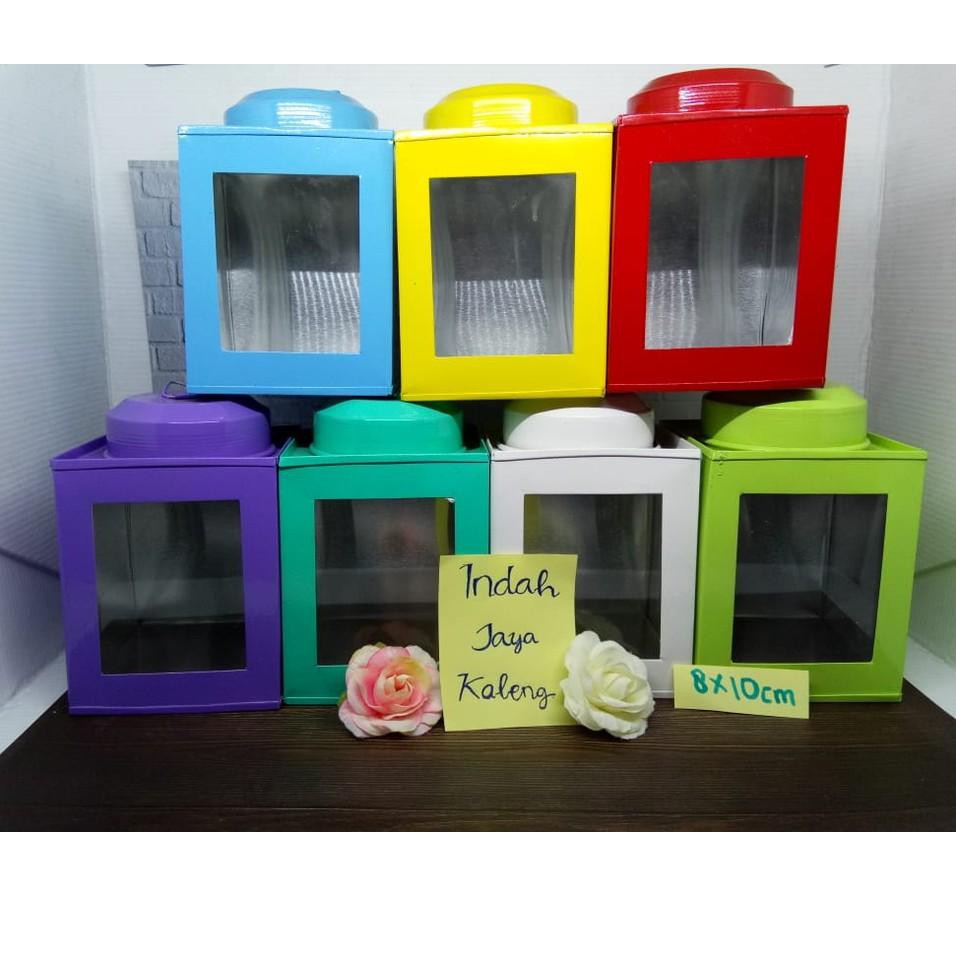 3.3 FLASH SALE Kaleng Krupuk Mini/ Kaleng Kerupuk unik/ Toples Jadul /Toples Kue uk 8x10cm