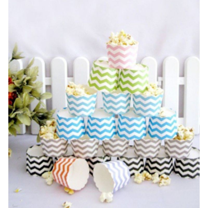 Stripe Baking Cup/ Tempat cupcake/ Cupcake/ Wadah Cupcake/ Cupcake Cup/ Cupcake Wrapper
