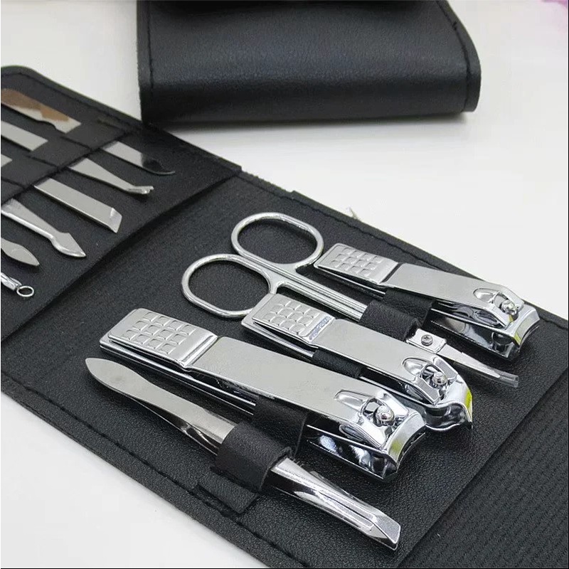 Wattson&amp;Webb Nail Art Set Gunting Kuku Manicure Pedicure 12 PCS - Silver