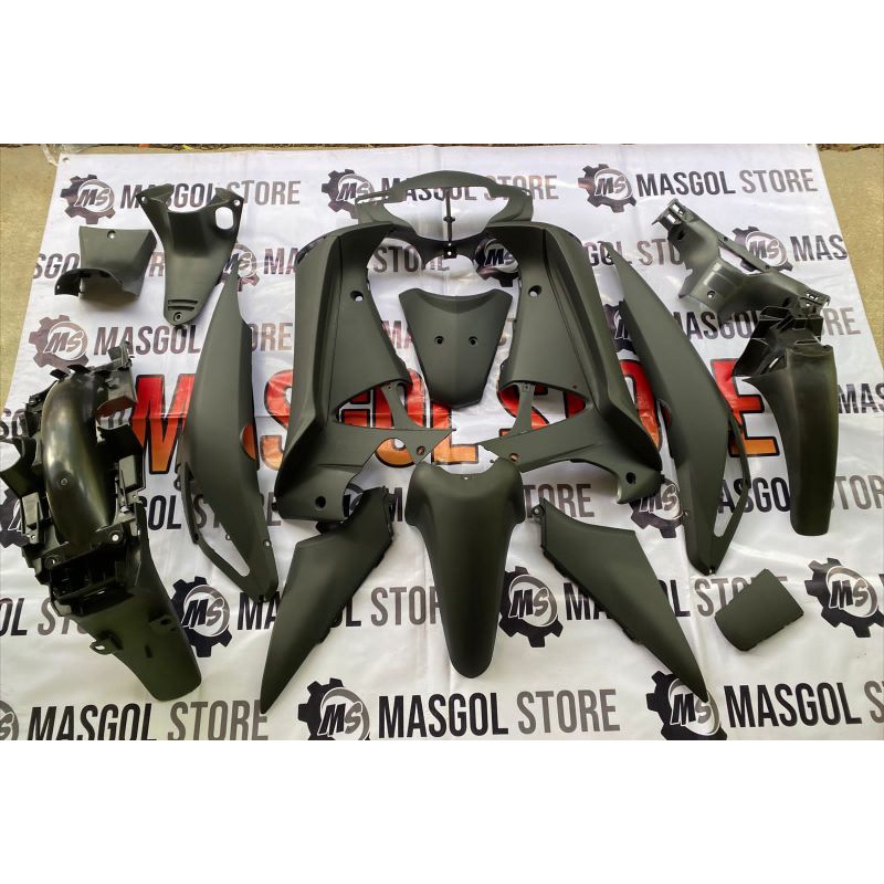 FULL BODY SUPRA X 125 LAMA HITAM DOFF / FULL BODI SUPRA X 125 OLD