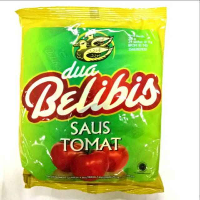 

Saus Tomat Sachet Dua Belibis 24 x 9 gr